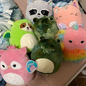 Squishmallow Set of 7 (8”) Collection